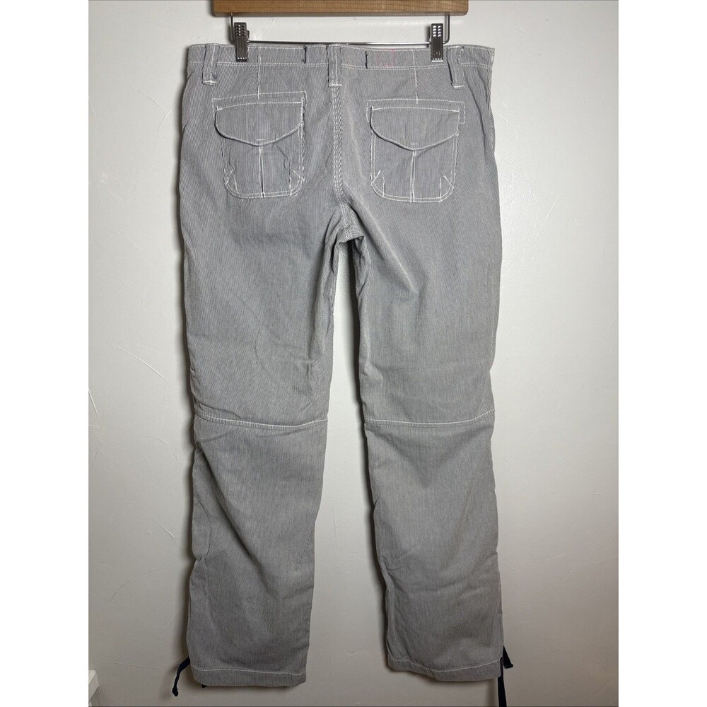 American Eagle Blue White Striped Pants Women’s Size 10 Vintage? - Picture 5 of 16